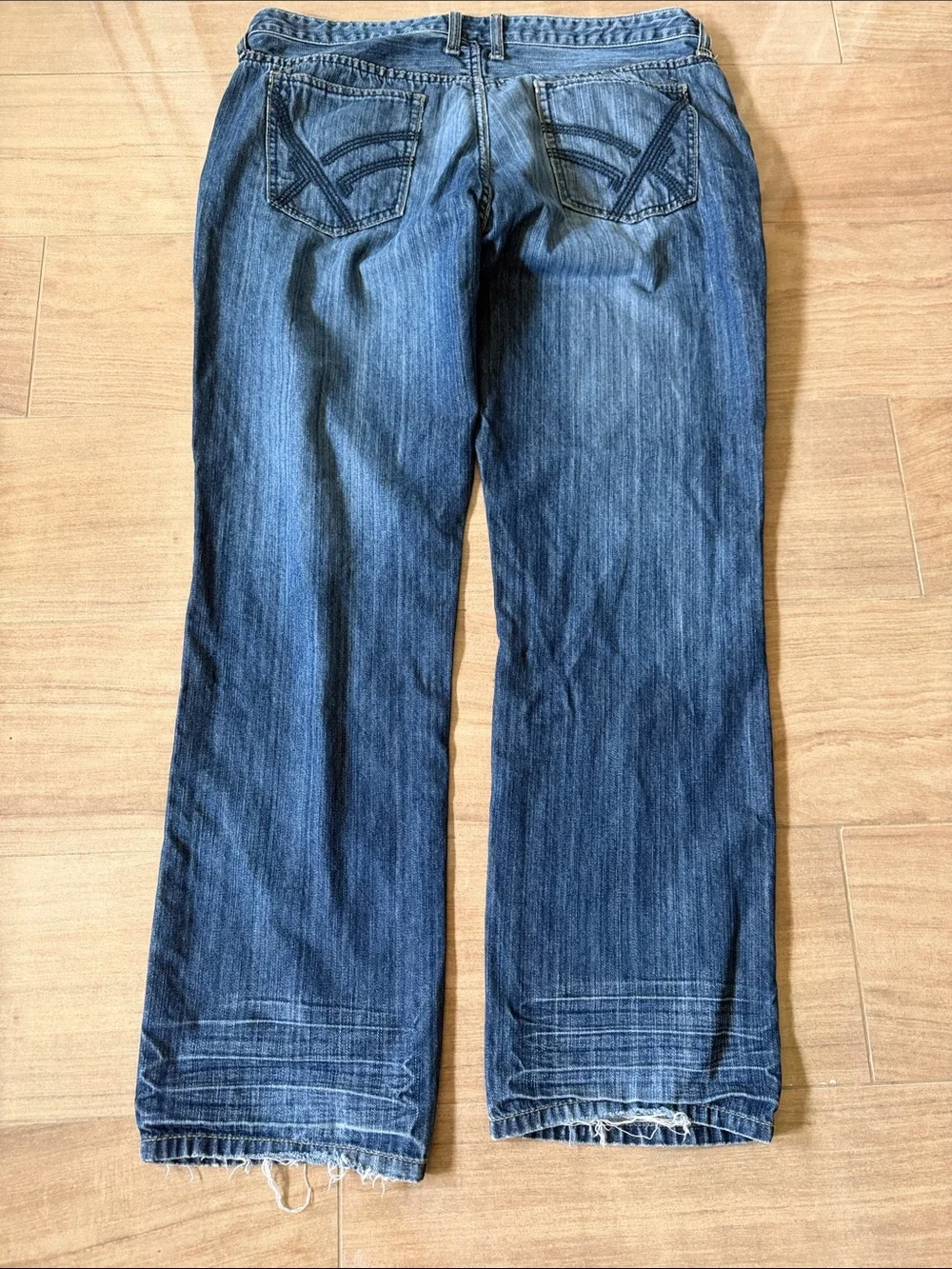 Kenneth Cole Dark Blue Straight Leg Denim Jeans